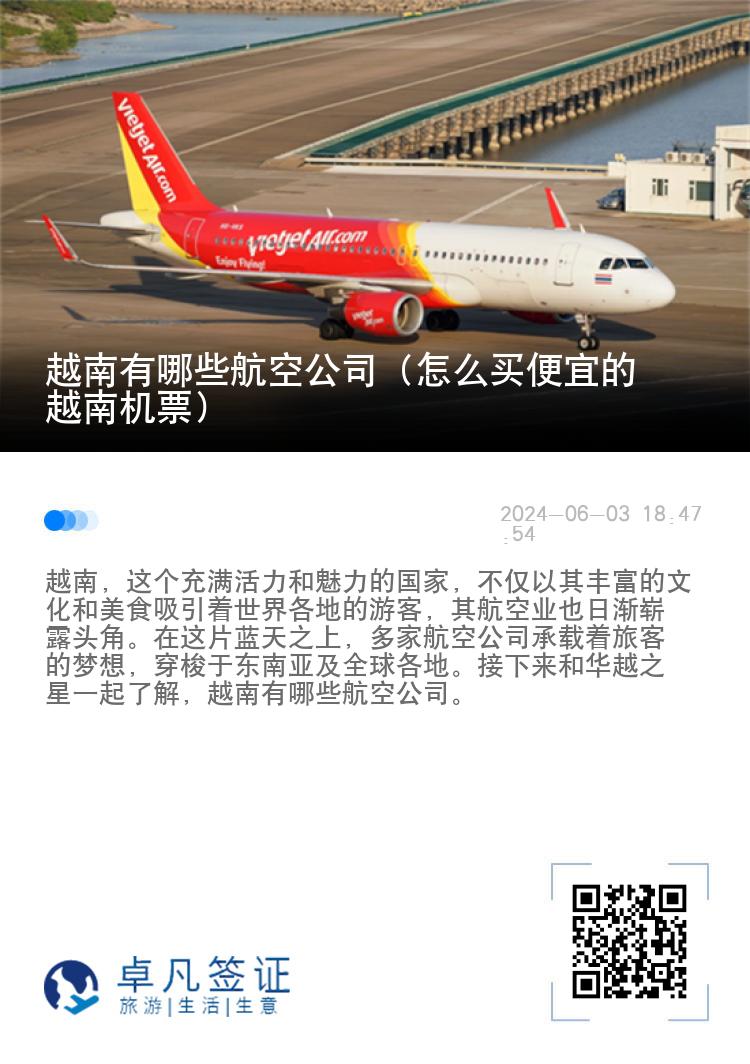 越南有哪些航空公司（怎么买便宜的越南机票）